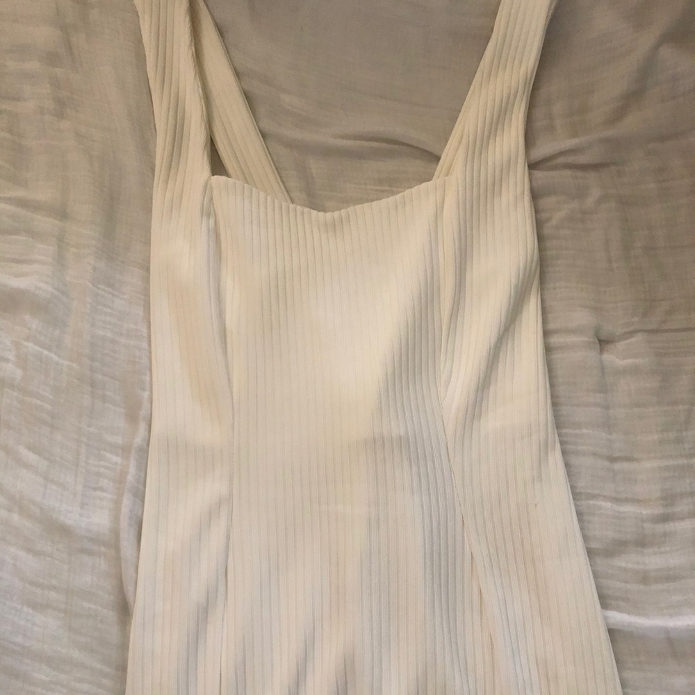 Forever 21 White Square Neck Mini Dress Size 0X